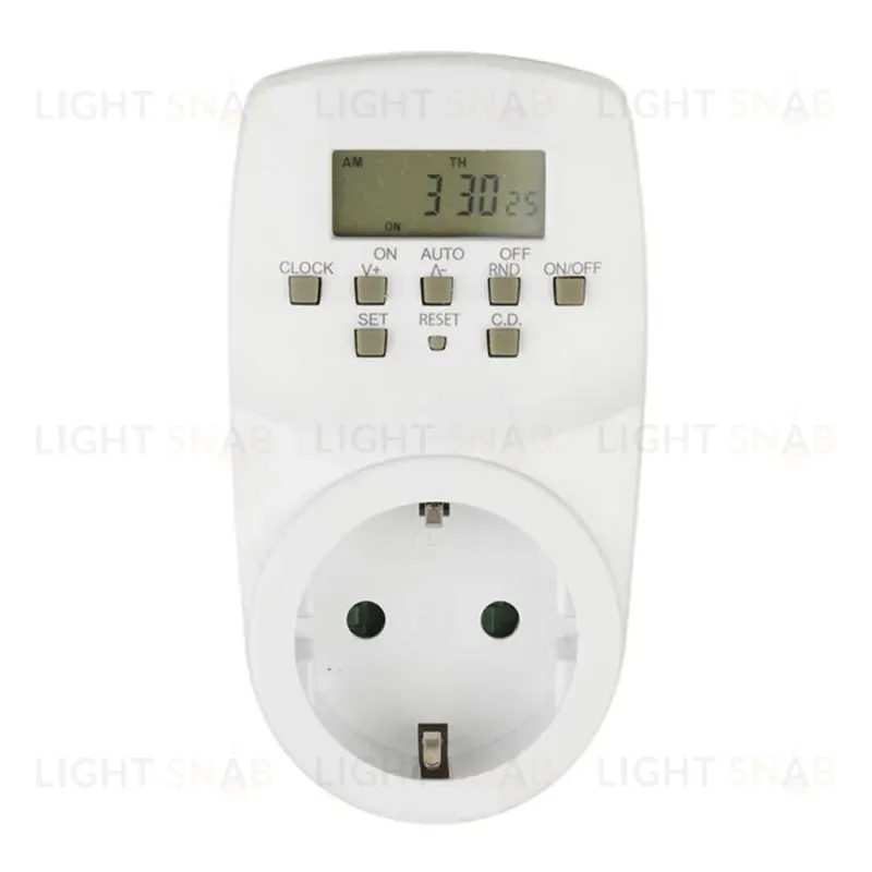 Таймер электронный (UL-00003766) Uniel UST-E20 White UST-E20 White