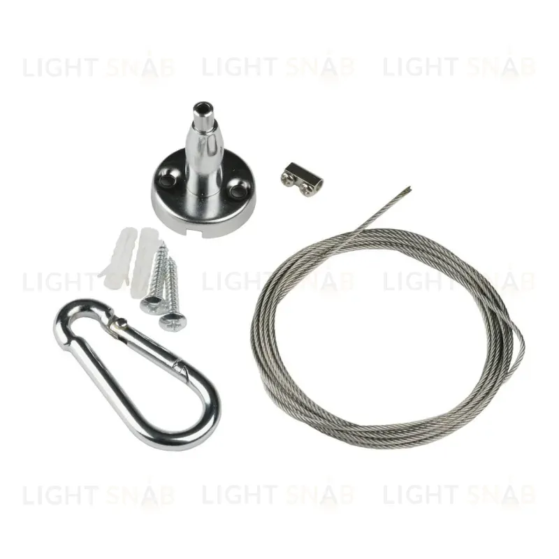 Крепление для подвесного светильника (UL-00004442) Uniel UFL-H03 Silver 200 Polybag UFL-H03 Silver 200 Polybag