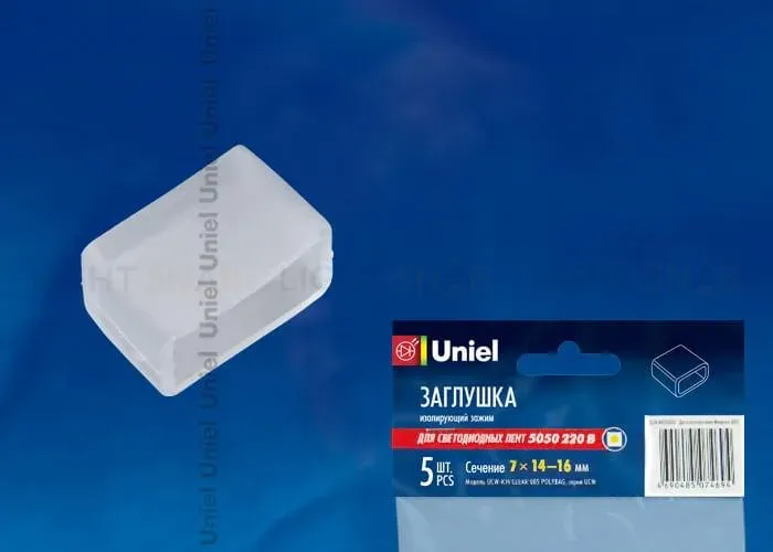 Заглушка (10836) Uniel UCW-K14 Clear 005 Polybag UCW-K14 Clear 005 Polybag