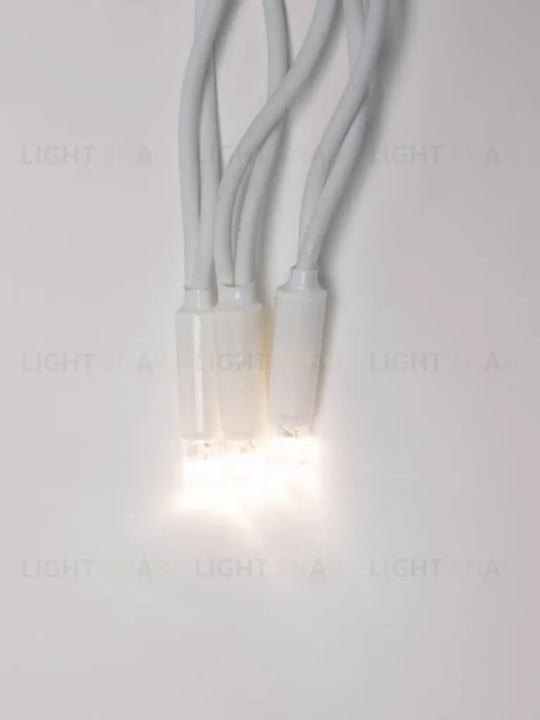 Уличная светодиодная гирлянда (UL-00001365) Uniel бахрома 230V теплый белый ULD-B3010-200/TWK WARMWHITE IP67 ULD-B3010-200/TWK WARMWHITE IP67