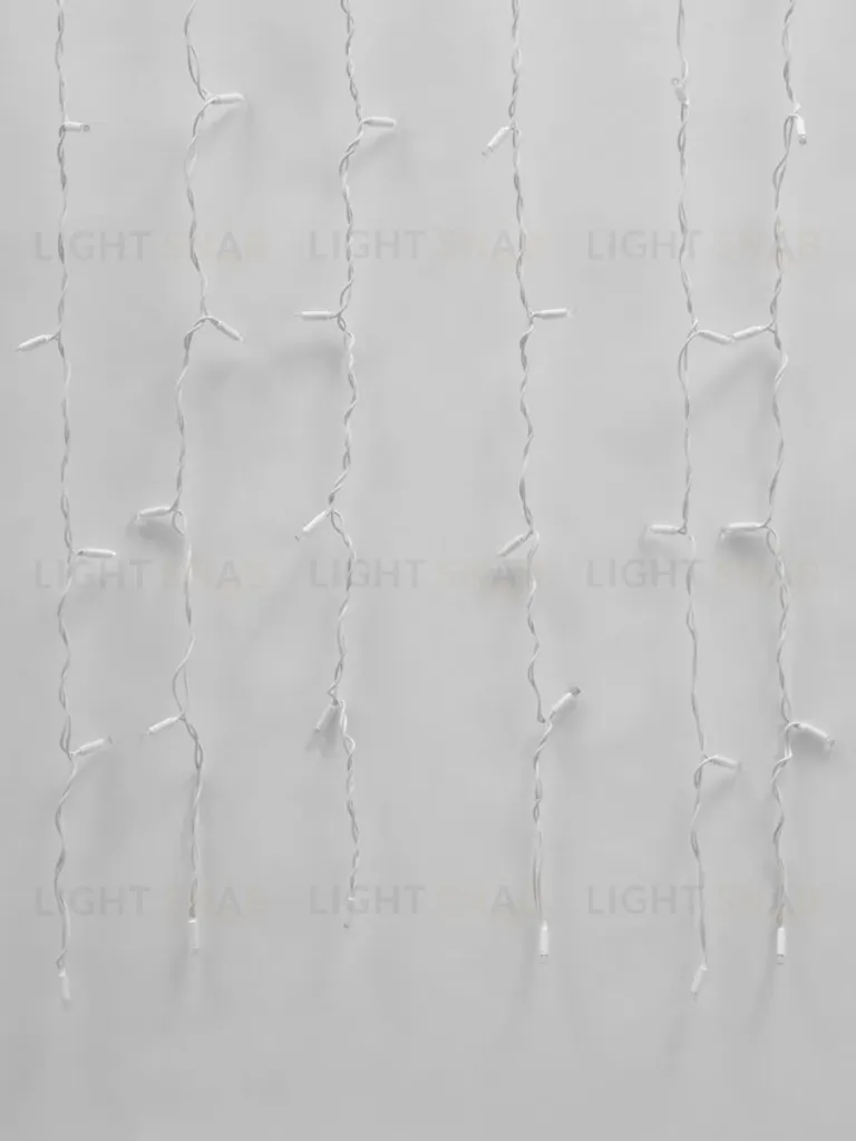 Светодиодная гирлянда (UL-00001355) Uniel занавес 220V белый ULD-C1515-160/TWK White IP67 ULD-C1515-160/TWK White IP67