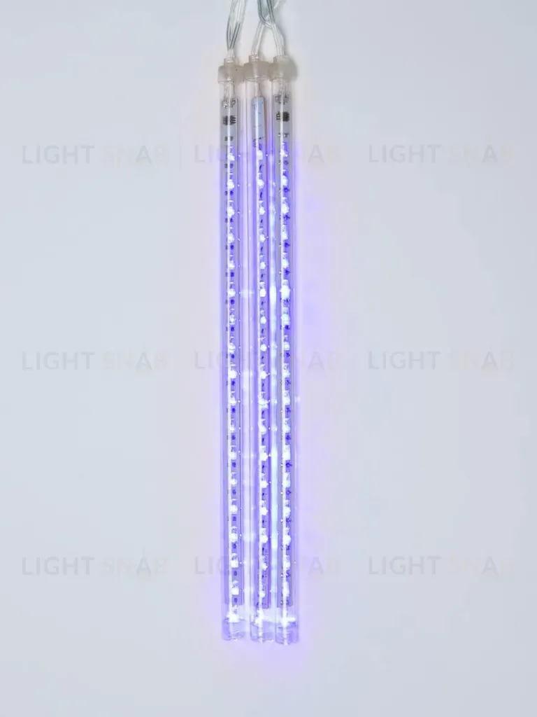 Уличная светодиодная гирлянда (UL-00000167) Uniel занавес 220V синий ULD-E1505-336/DTK BLUE IP44 TWISTED METEOR ULD-E1505-336/DTK BLUE IP44 TWISTED METEOR