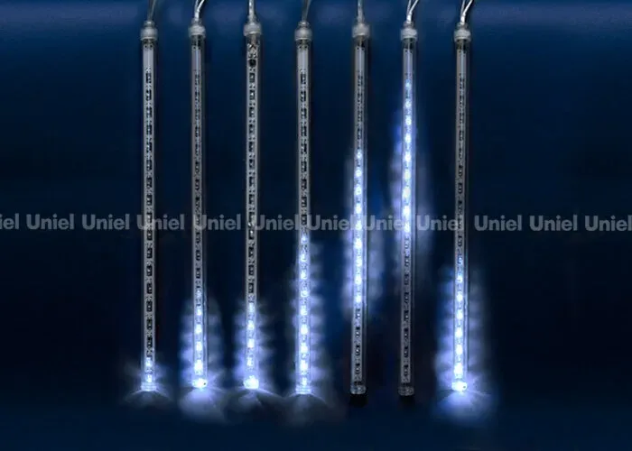 Уличная светодиодная гирлянда (11120) Uniel занавес 220V синий ULD-E2403-144/DTK BLUE IP44 METEOR ULD-E2403-144/DTK BLUE IP44 METEOR