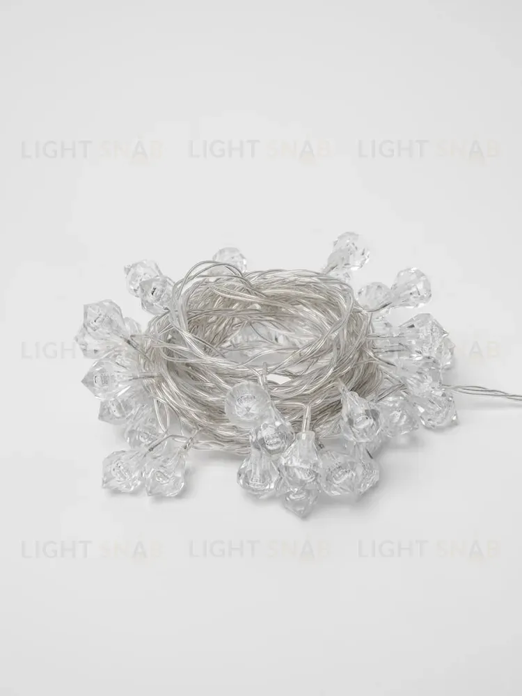 Светодиодная гирлянда (07931) Uniel 220V белый ULD-S0700-050/DTA White IP20 DIAMONDS ULD-S0700-050/DTA White IP20 DIAMONDS