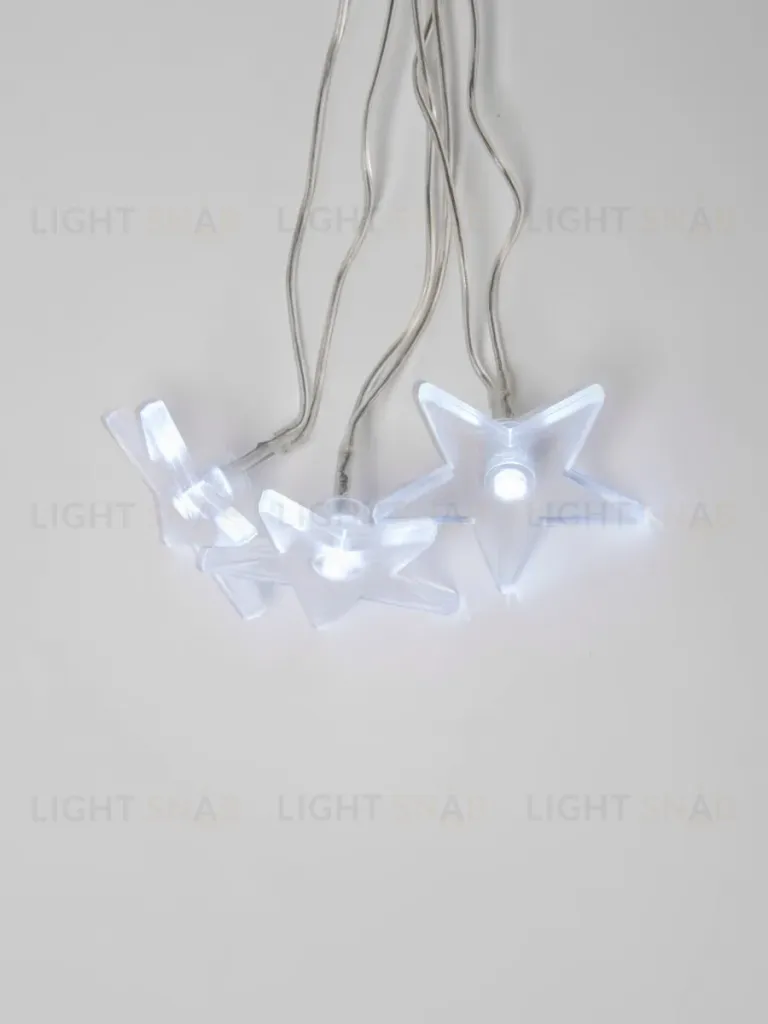 Светодиодная гирлянда Uniel (07920) звездочки 220V белый ULD-S0280-020/DTA White IP20 STARS ULD-S0280-020/DTA White IP20 STARS