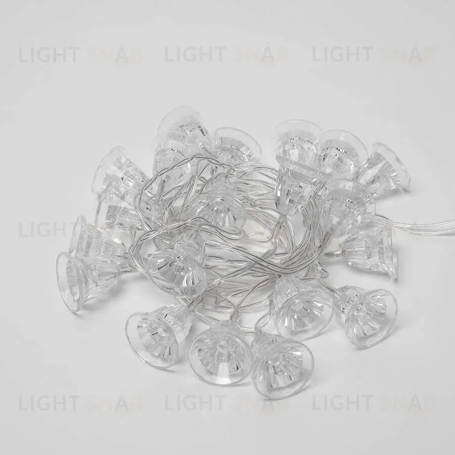 Светодиодная гирлянда (07919) Uniel Колокольчики 220V разноцветный ULD-S0280-020/DTA RGB IP20 BELLS ULD-S0280-020/DTA RGB IP20 BELLS