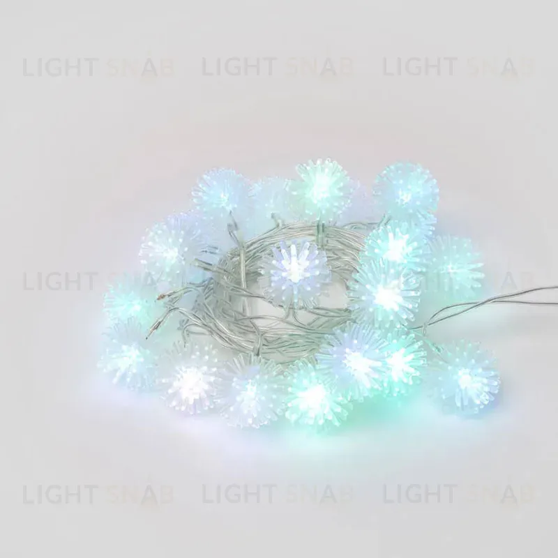 Светодиодная гирлянда (07921) Uniel Шарики 220V разноцветный ULD-S0280-020/DTA RGB IP20 BALLS ULD-S0280-020/DTA RGB IP20 BALLS