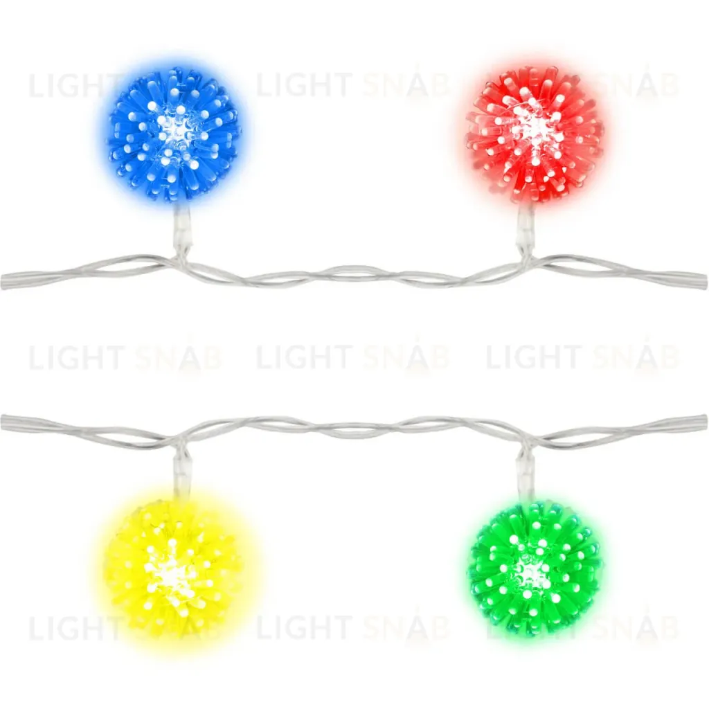 Светодиодная гирлянда (07921) Uniel Шарики 220V разноцветный ULD-S0280-020/DTA RGB IP20 BALLS ULD-S0280-020/DTA RGB IP20 BALLS