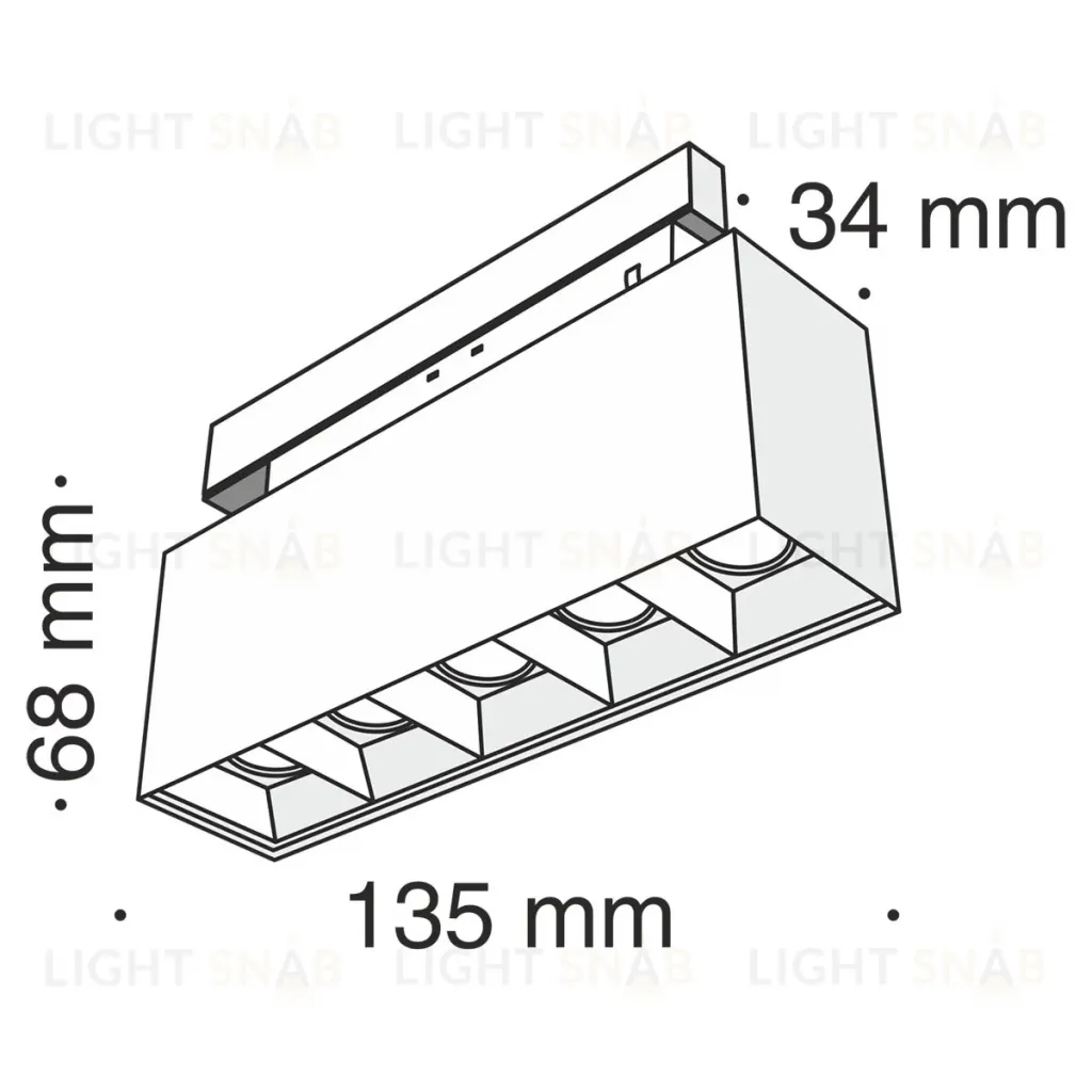 Трековый светильник Maytoni Track lamps TR014-2-10W3K-B TR014-2-10W3K-B