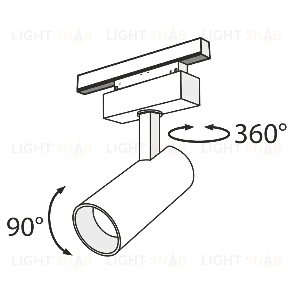Трековый светильник Maytoni Track lamps TR019-2-15W3K-B TR019-2-15W3K-B
