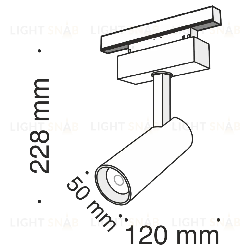 Трековый светильник Maytoni Track lamps TR019-2-10W4K-B TR019-2-10W4K-B