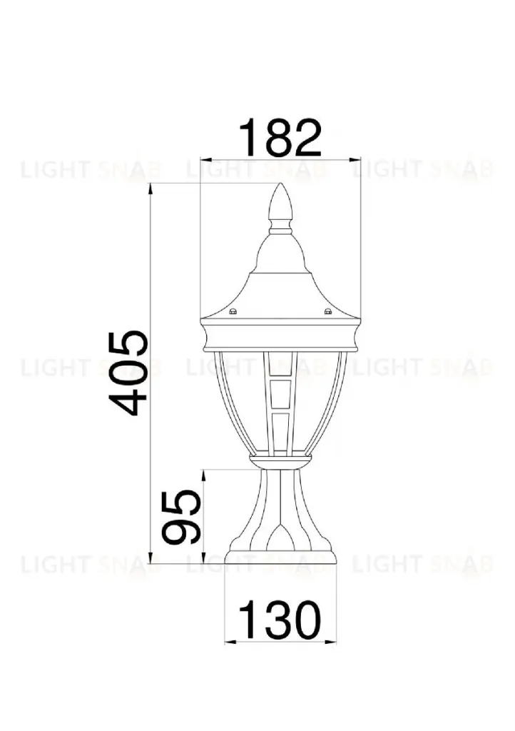 Ландшафтный светильник Maytoni Rivoli O027FL-01B O027FL-01B