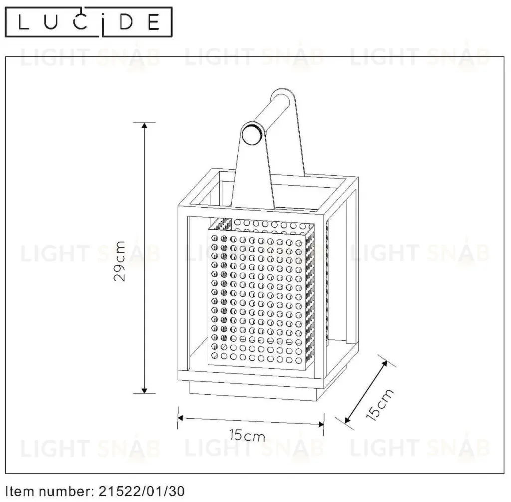 Настольная лампа Lucide SANSA 21522/01/30 21522/01/30