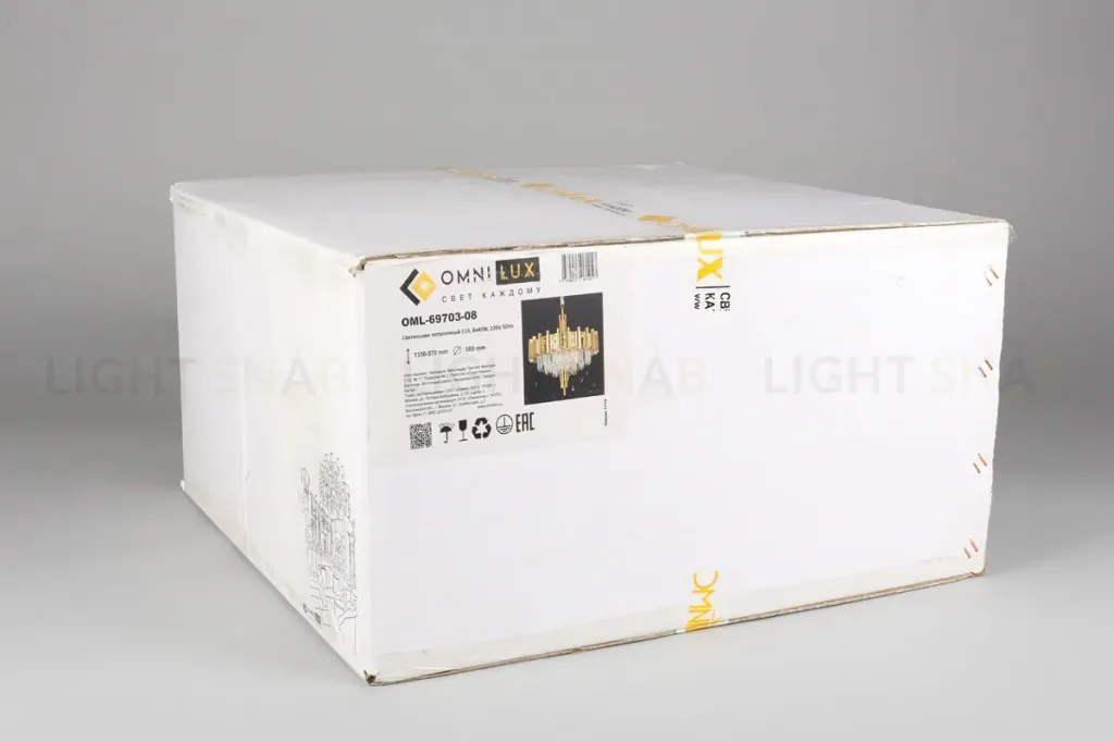 Подвесная люстра Omnilux Gaeta OML-69703-08 OML-69703-08