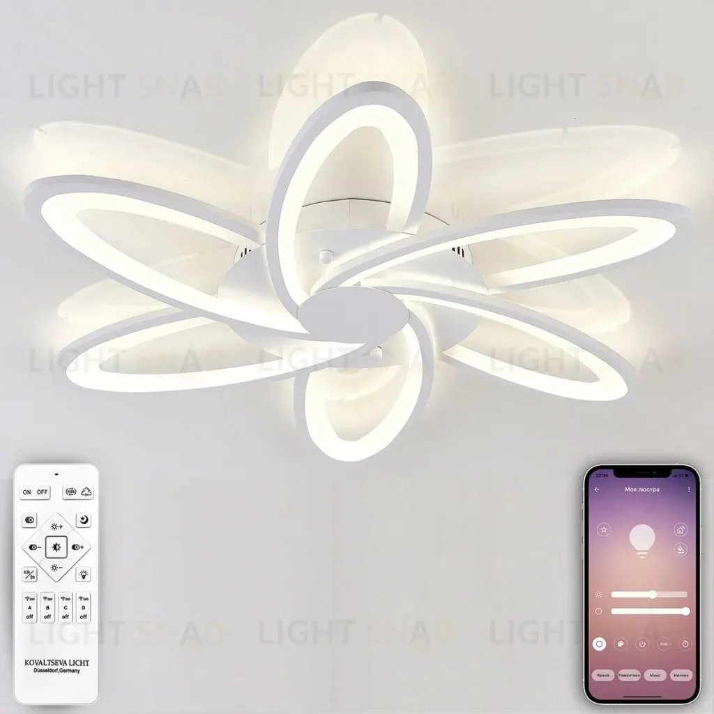 Потолочная люстра Natali Kovaltseva HIGH-TECH LED LAMPS 82008 HIGH-TECH LED LAMPS 82008