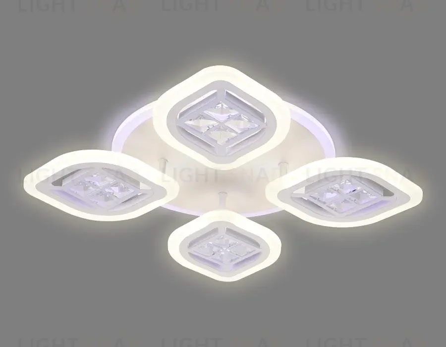 Потолочная светодиодная люстра Ambrella Light Acrylica Ice FA280 FA280