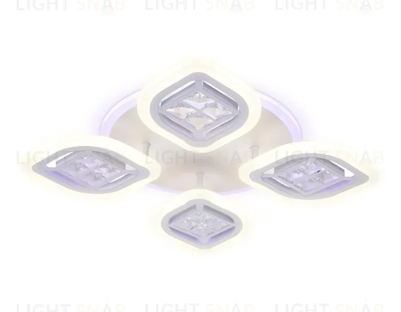 Потолочная светодиодная люстра Ambrella Light Acrylica Ice FA280 FA280