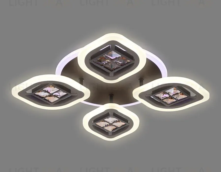 Потолочная светодиодная люстра Ambrella Light Acrylica Ice FA281 FA281