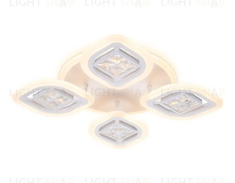 Потолочная светодиодная люстра Ambrella Light Acrylica Ice FA280 FA280