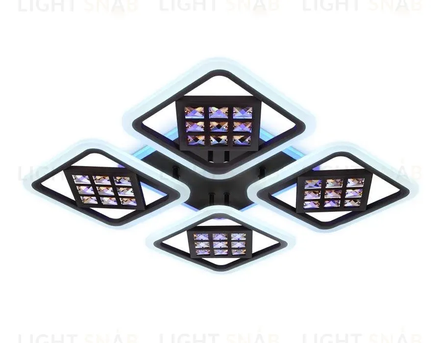 Потолочная светодиодная люстра Ambrella Light Acrylica Ice FA287 FA287