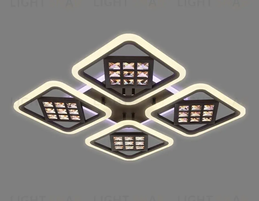 Потолочная светодиодная люстра Ambrella Light Acrylica Ice FA287 FA287