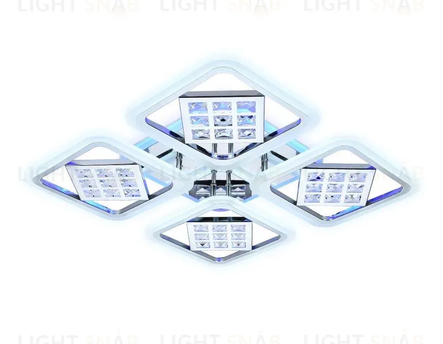 Потолочная светодиодная люстра Ambrella Light Acrylica Ice FA288 FA288