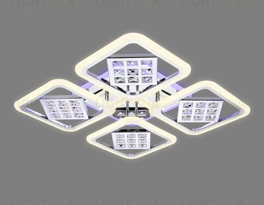 Потолочная светодиодная люстра Ambrella Light Acrylica Ice FA288 FA288