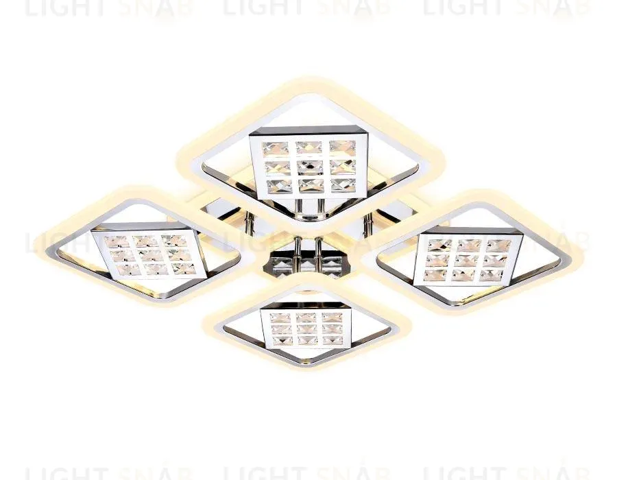 Потолочная светодиодная люстра Ambrella Light Acrylica Ice FA288 FA288