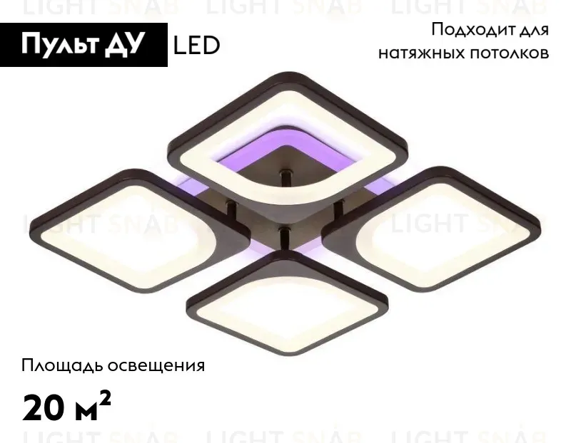 Потолочная светодиодная люстра Ambrella Light Acrylica Original FA442 FA442