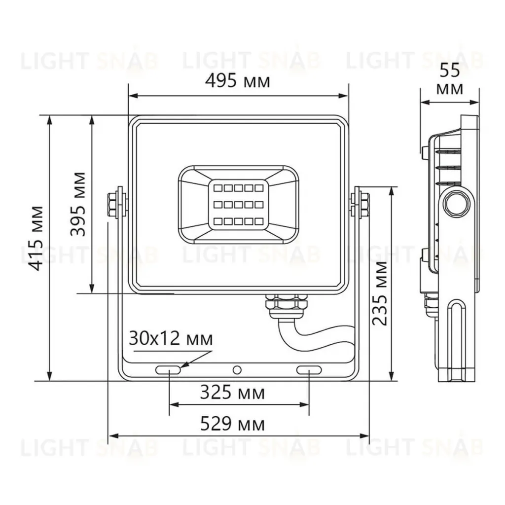Светодиодный прожектор Feron LL-926 300W 6400K 29501 29501