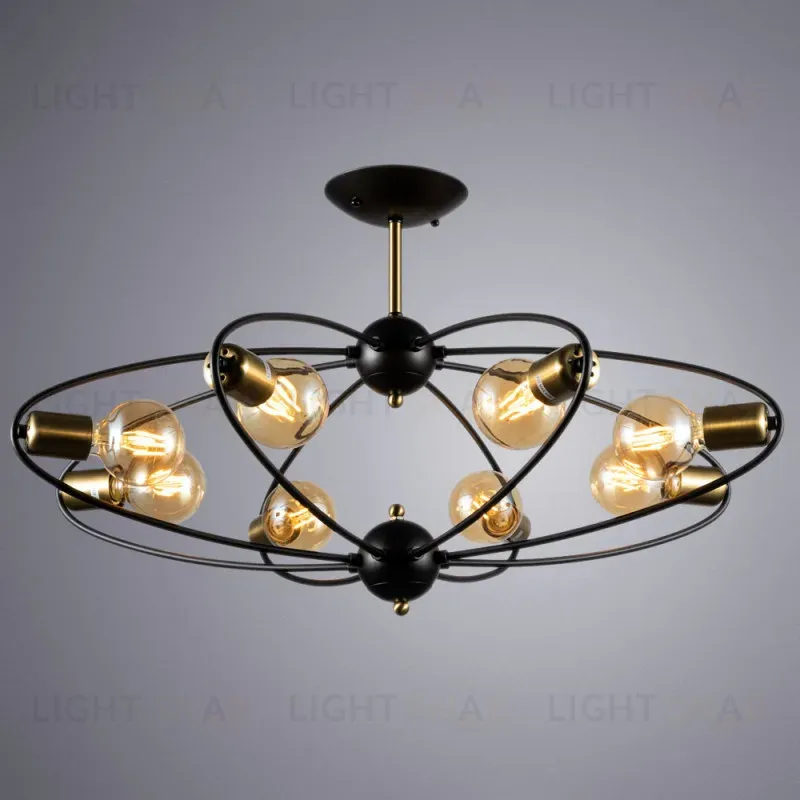 Люстра на штанге ARTE Lamp A1963PL-8BK A1963PL-8BK