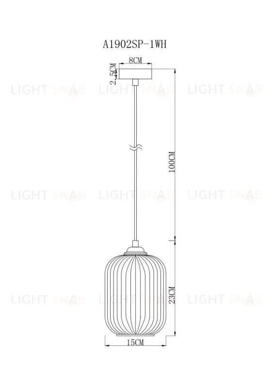 Подвесной светильник ARTE Lamp A1902SP-1WH A1902SP-1WH