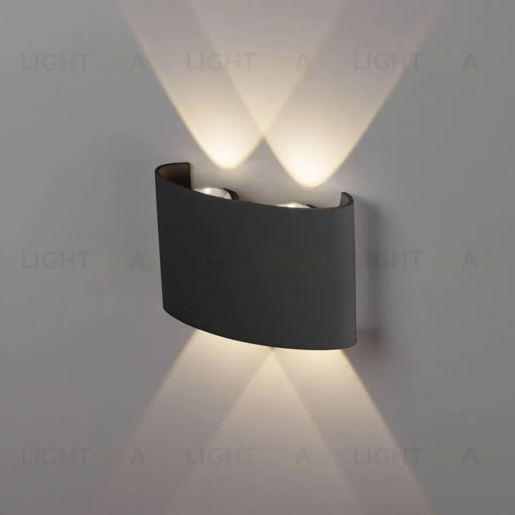 Настенный светильник Elektrostandard 1555 TECHNO LED TWINKY DOUBLE черный 4690389068379