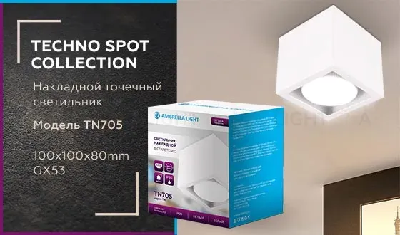 Потолочный светильник Ambrella Light Techno Spot TN705 TN705