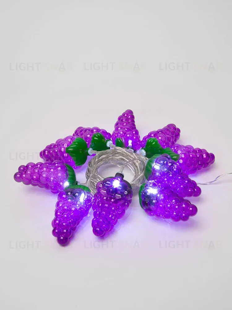 Светодиодная гирлянда Uniel Виноград (UL-00003392) белый ULD-S0400-010/STB/2AA White IP20 Grapes ULD-S0400-010/STB/2AA White IP20 Grapes