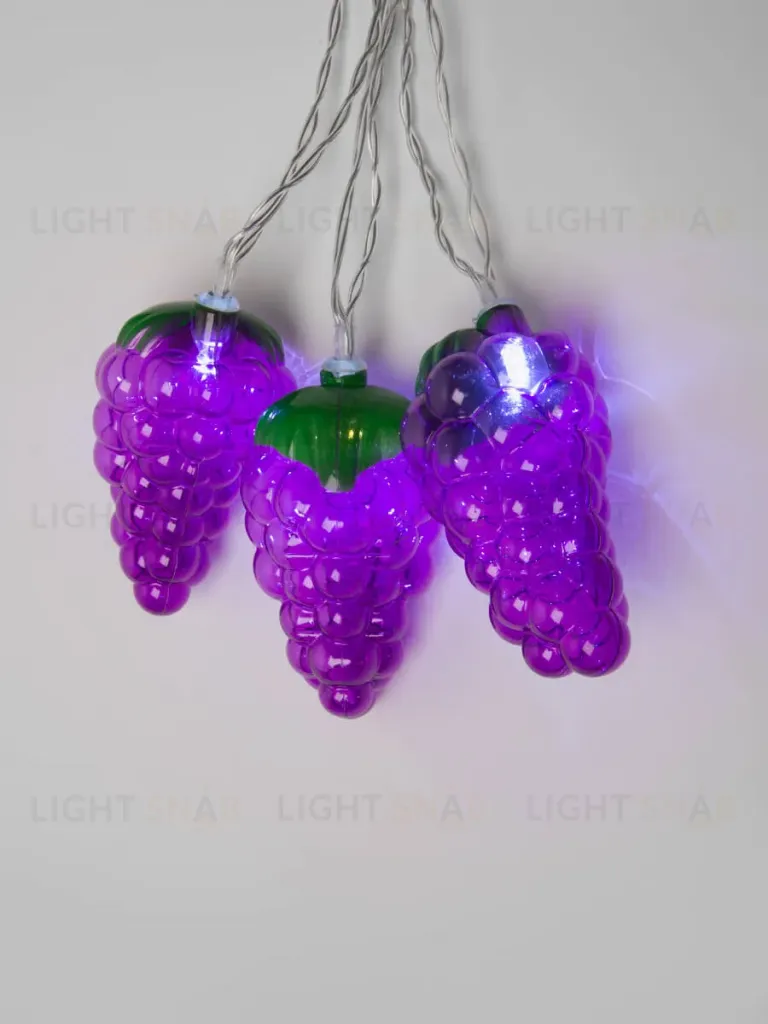 Светодиодная гирлянда Uniel Виноград (UL-00003392) белый ULD-S0400-010/STB/2AA White IP20 Grapes ULD-S0400-010/STB/2AA White IP20 Grapes