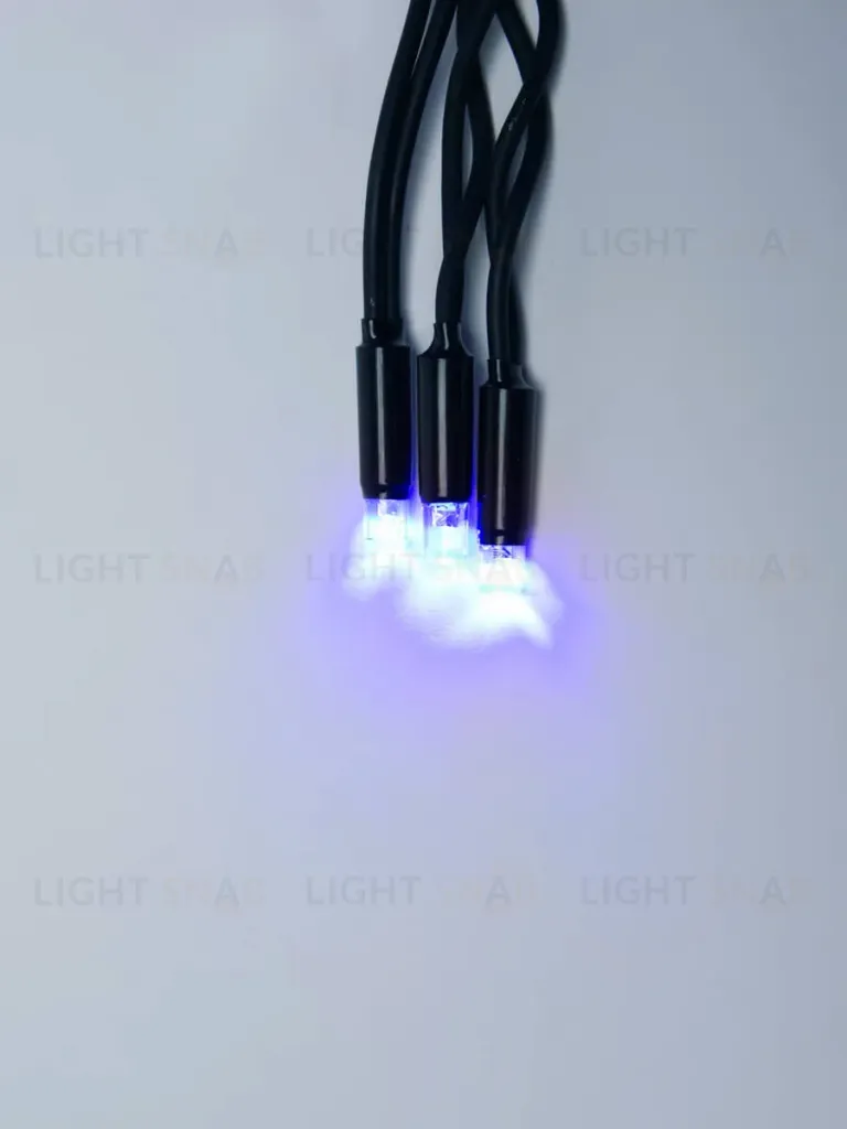 Уличная светодиодная гирлянда Uniel занавес (UL-00003936) синий ULD-C2030-240/TBK Blue IP67 ULD-C2030-240/TBK Blue IP67
