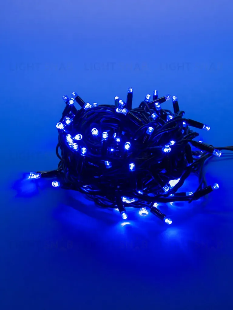 Уличная светодиодная гирлянда (UL-00003942) Uniel синий ULD-S1000-120/TBK Blue IP67 ULD-S1000-120/TBK Blue IP67
