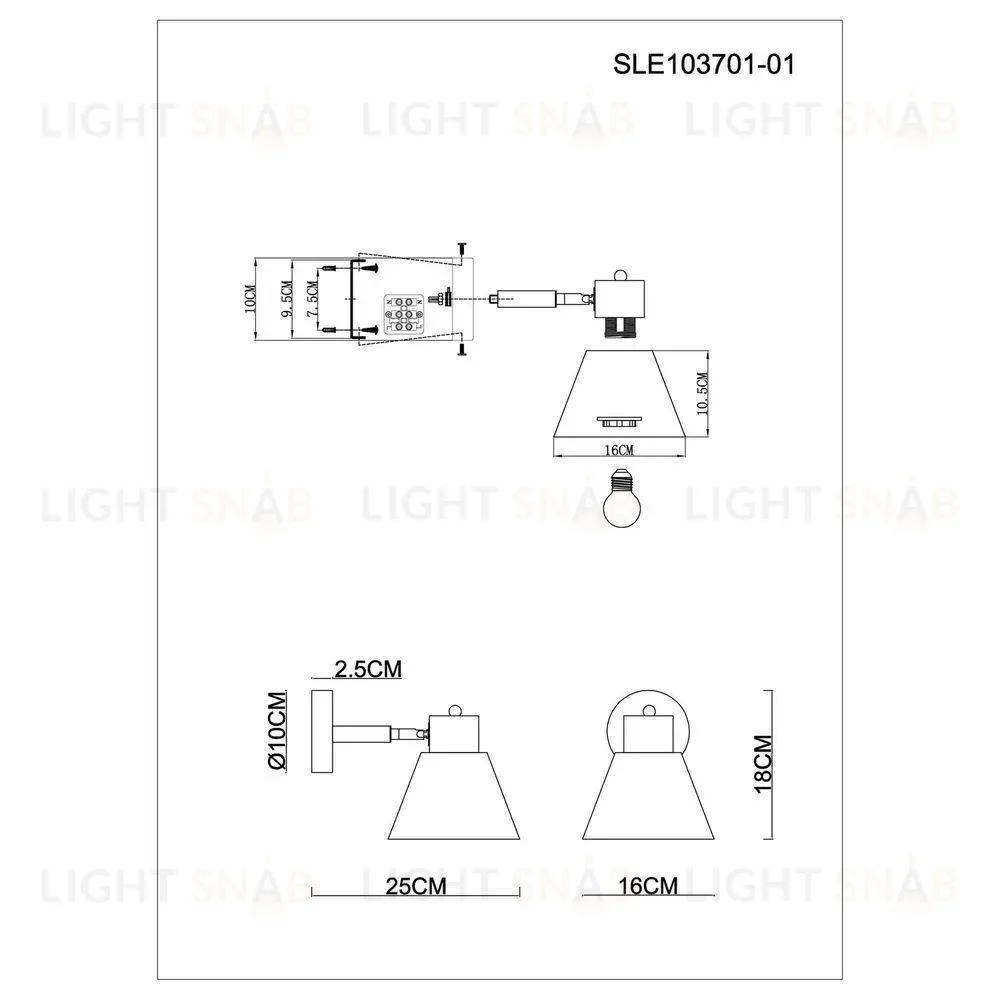 Спот Evoluce Buve SLE103701-01 SLE103701-01