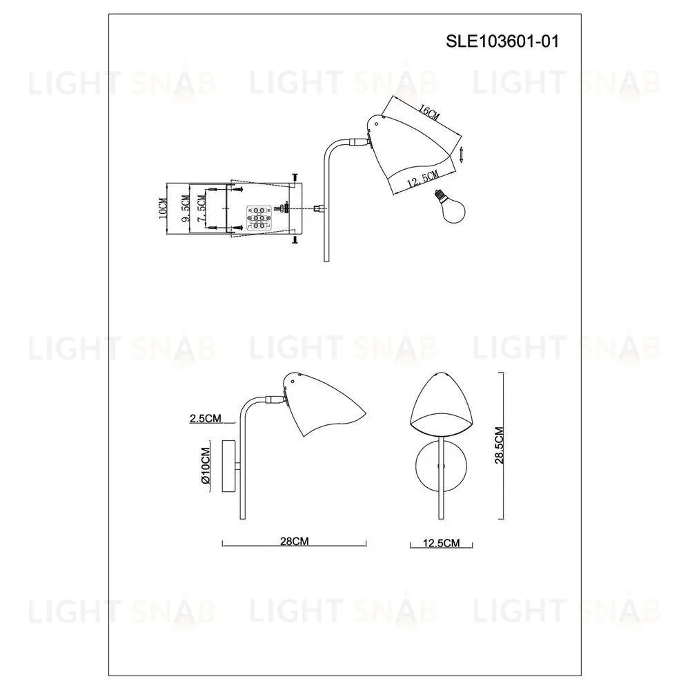 Бра Evoluce Satta SLE103601-01 SLE103601-01
