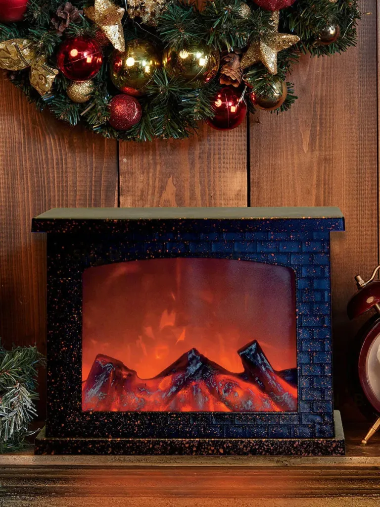 Фигурка светодиодная «Камин» Uniel (UL-00007291) ULD-L2821-005/DNB/Red Brown Fireplace ULD-L2821-005/DNB/Red Brown Fireplace