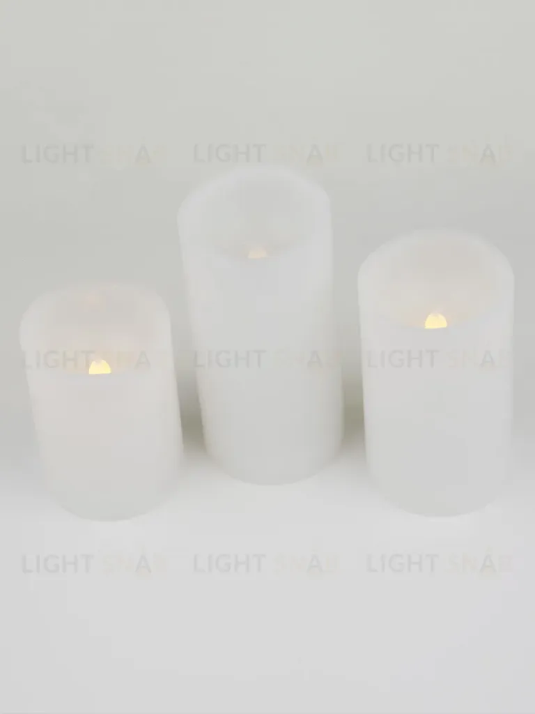 Фигурка светодиодная «Свеча» Uniel (UL-00007256) ULD-F050 Warm White Candle Set3 ULD-F050 Warm White Candle Set3