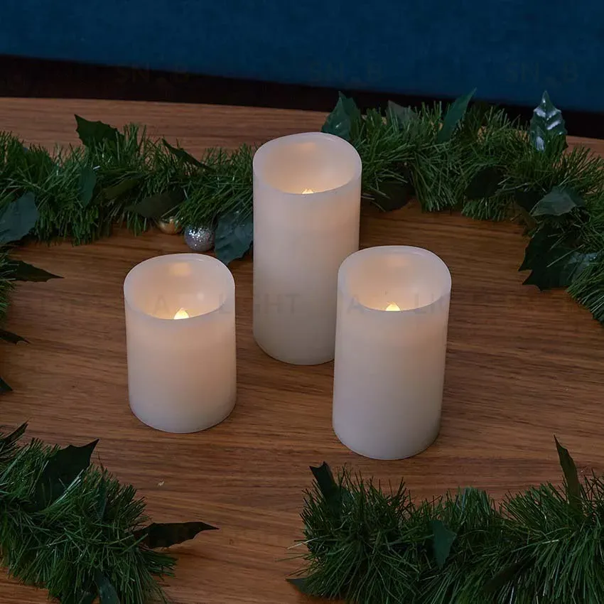 Фигурка светодиодная «Свеча» Uniel (UL-00007256) ULD-F050 Warm White Candle Set3 ULD-F050 Warm White Candle Set3