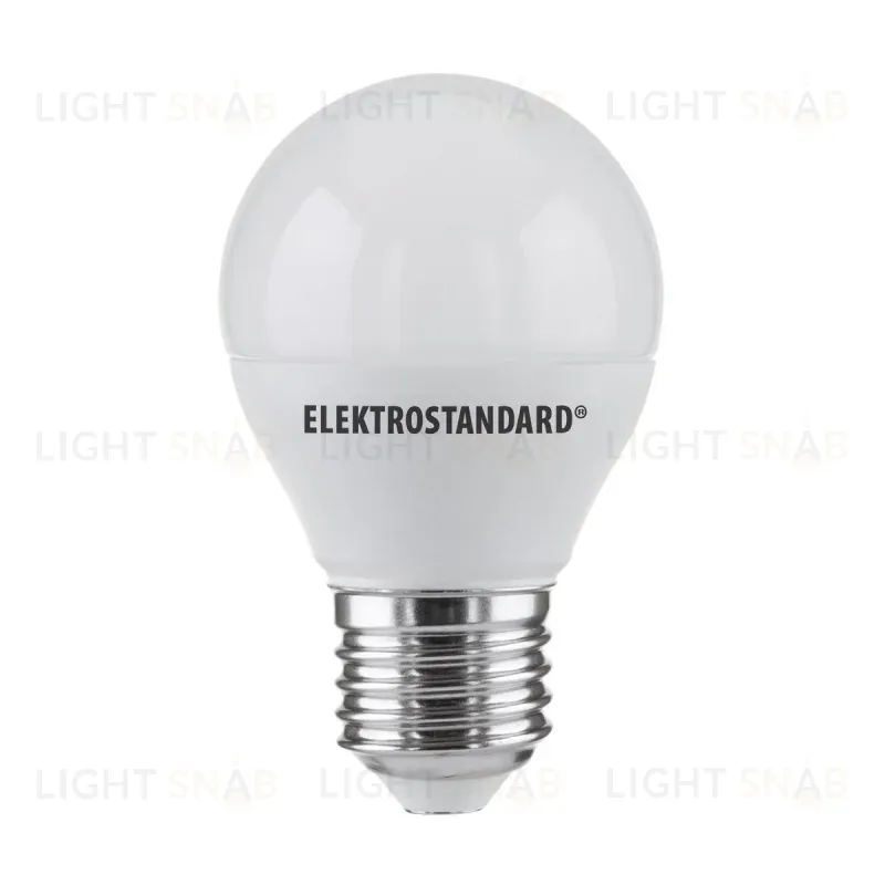 Лампа светодиодная Elektrostandard E27 7W 3300K груша матовая 4690389055256 4690389055256