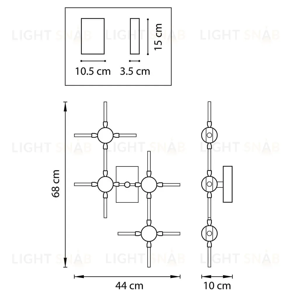 Бра Lightstar Bergamo 745647 745647