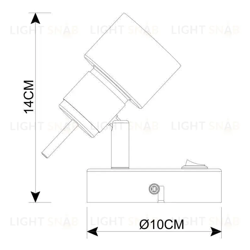 Спот Arte Lamp ALMACH A1906AP-1WH A1906AP-1WH
