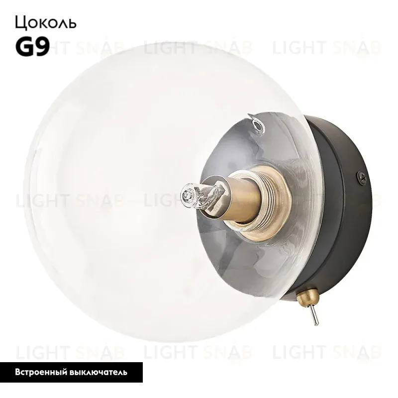 Бра Arte Lamp Vincent A7790AP-1BK A7790AP-1BK