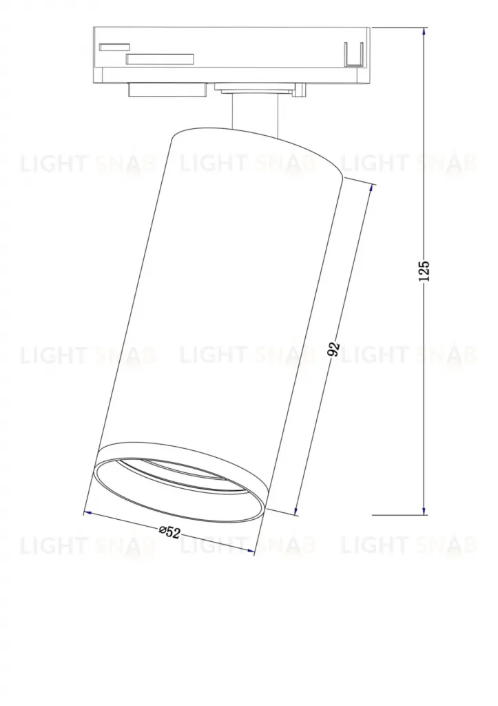 Трековый светильник Maytoni Focus S TR020-1-GU10-W TR020-1-GU10-W
