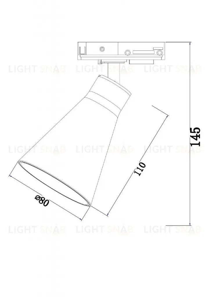 Трековый светильник Maytoni Virar TR022-1-GU10-W TR022-1-GU10-W