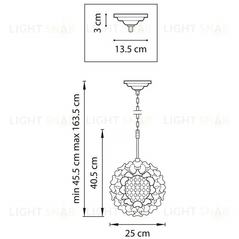 Подвесная люстра Lightstar Verona 727011 727011